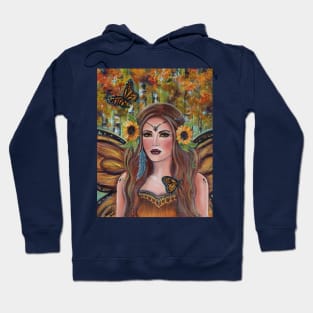 Autumn Fairy Queen By Renee Lavoie Hoodie